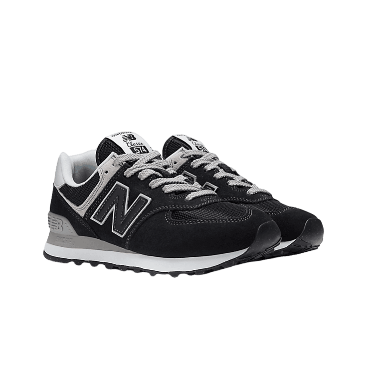 New Balance 574 Core Black White (W) Angle 2