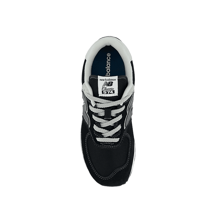 New Balance 574 Core Black White (GS) Angle 1