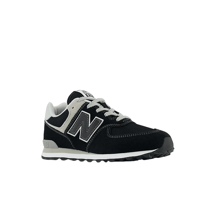 New Balance 574 Core Black White (GS) Angle 2