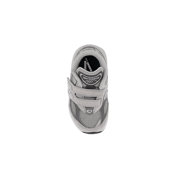 New Balance 990v6 Hook and Loop Grey (GS) Angle 1