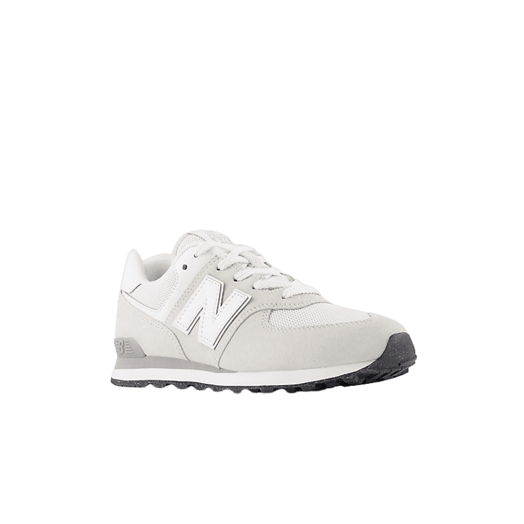 New Balance 574 Grey White (GS) Angle 2