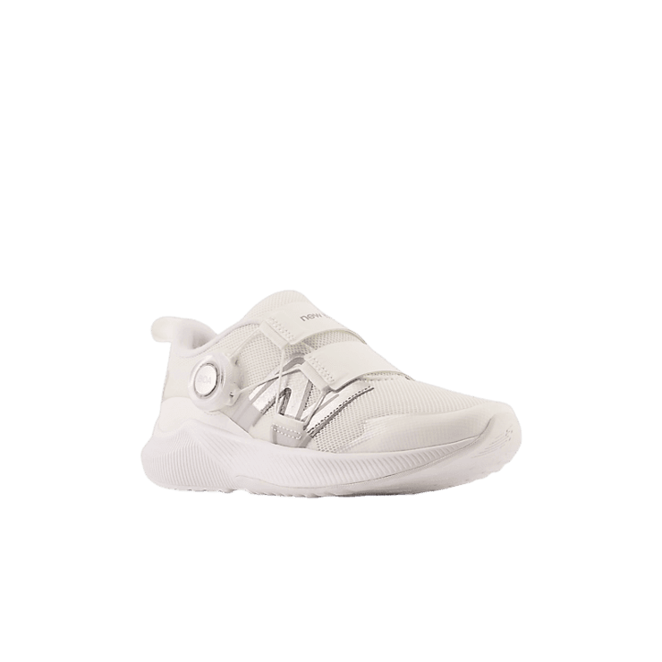 New Balance DynaSoft Reveal v4 BOA® White Grey Blue (GS) Angle 2