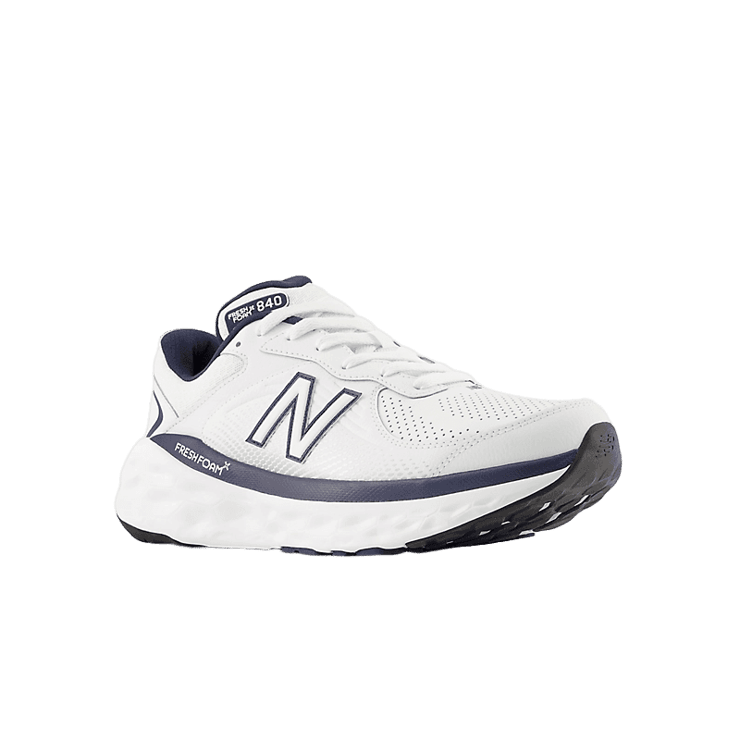 New Balance Fresh Foam X 840F White Blue Angle 2