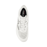 New Balance FuelCell 4040v7 Turf Trainer White Grey Angle 1