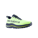 New Balance FuelCell SuperComp Trail Green Blue Angle 2