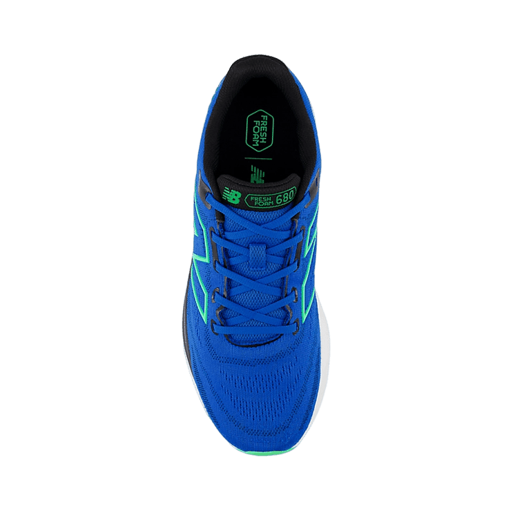 New Balance Fresh Foam 680v8 Blue Green Black Angle 1
