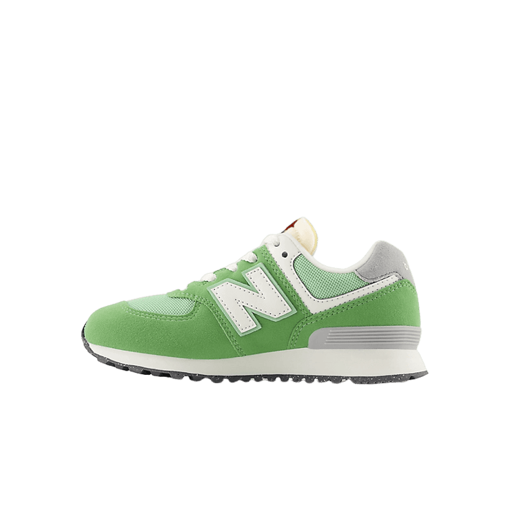 New Balance 574 Green White (GS) Angle 0