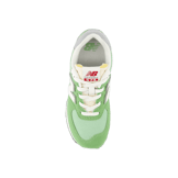 New Balance 574 Green White (GS) Angle 1