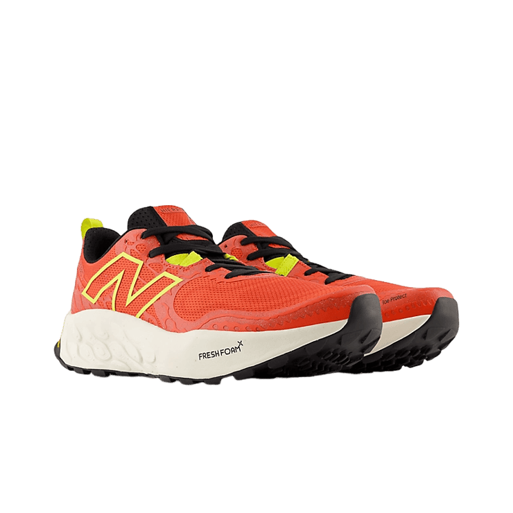 New Balance Fresh Foam X Hierro v8 Red Green Beige Angle 2