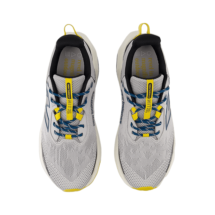 New Balance DynaSoft Nitrel v6 Grey/Green/Yellow (Size 10.5 X Grey Green Yellow Angle 1