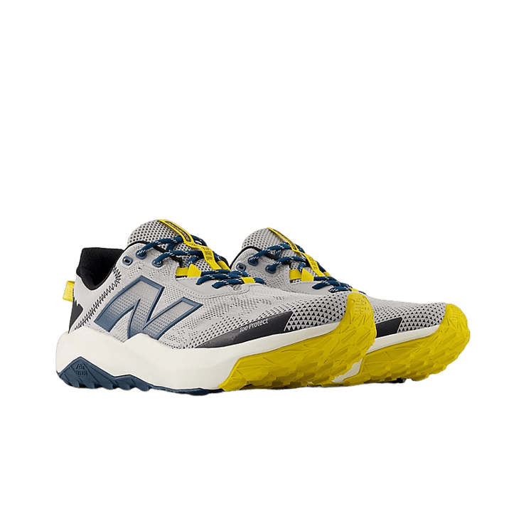 New Balance DynaSoft Nitrel v6 Grey/Green/Yellow (Size 10.5 X Grey Green Yellow Angle 2