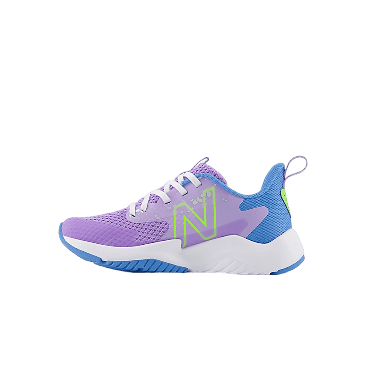 New Balance Rave Run v2 Purple Blue Green (GS) Angle 0