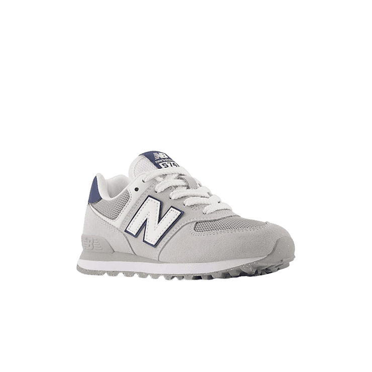 New Balance 574 Grey Blue (GS) Angle 2