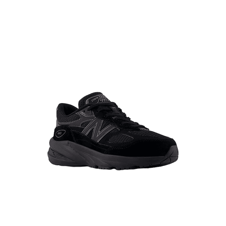 New Balance 990v6 Black (Size 3 X Black (GS) Angle 2
