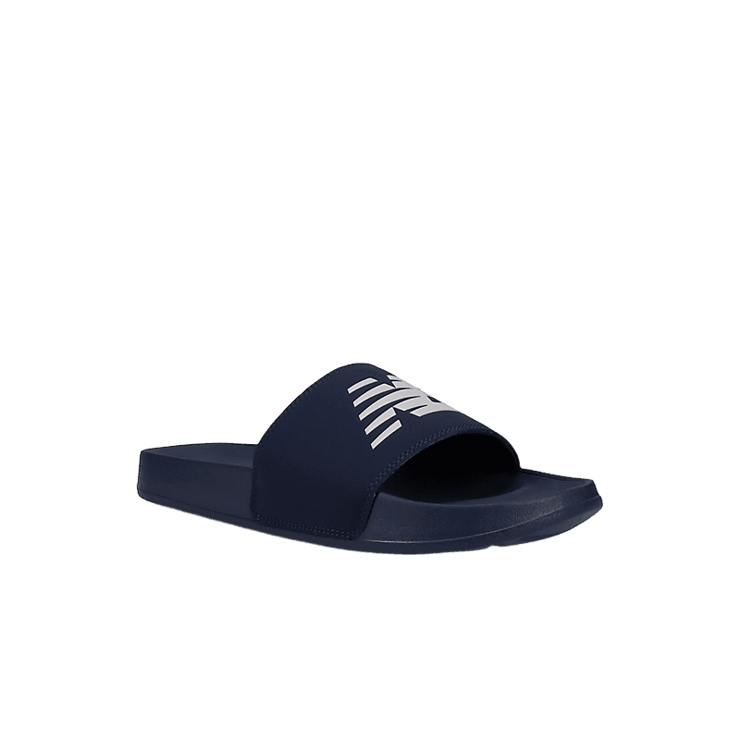 New Balance 200 Sandals Blue White Angle 2