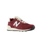 New Balance 574 Red White Beige Angle 2
