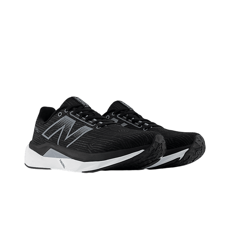 New Balance FuelCell Propel v5 Black White Grey Angle 2