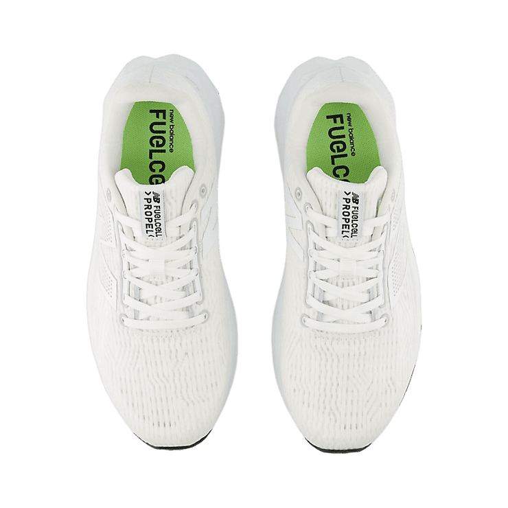 New Balance FuelCell Propel v5 White Black (W) Angle 1