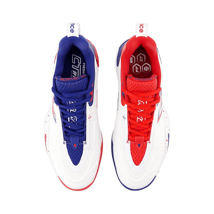 New Balance Fresh Foam X CT Rally White Red Blue Angle 1