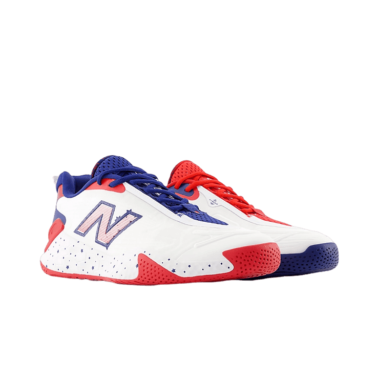 New Balance Fresh Foam X CT Rally White Red Blue Angle 2