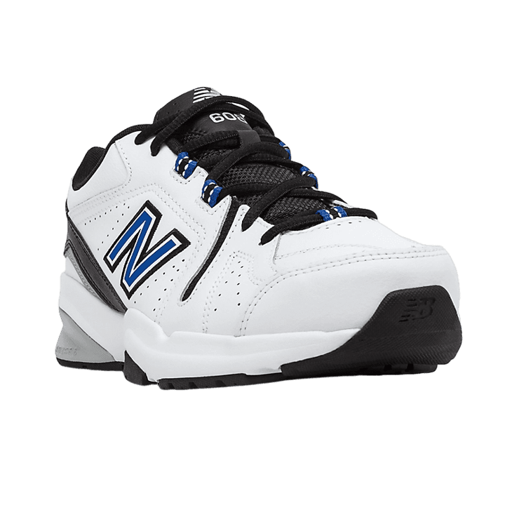 New Balance MX608v5 White Blue Black Angle 2