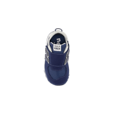New Balance 574 NEW B Hook & Loop Blue White (GS) Angle 0
