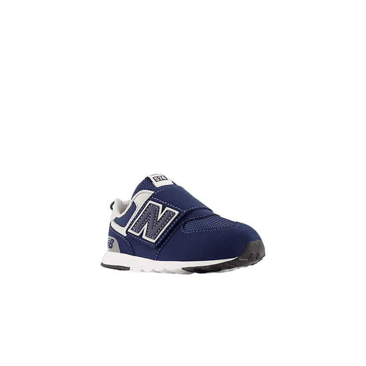 New Balance 574 NEW B Hook & Loop Blue White (GS) Angle 1