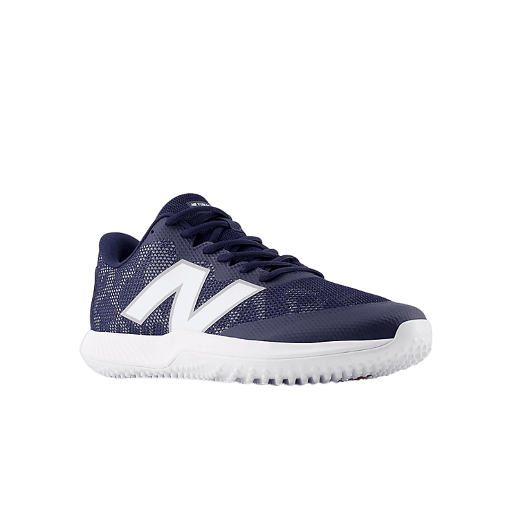 New Balance FuelCell 4040v7 Turf Trainer Blue White Angle 2