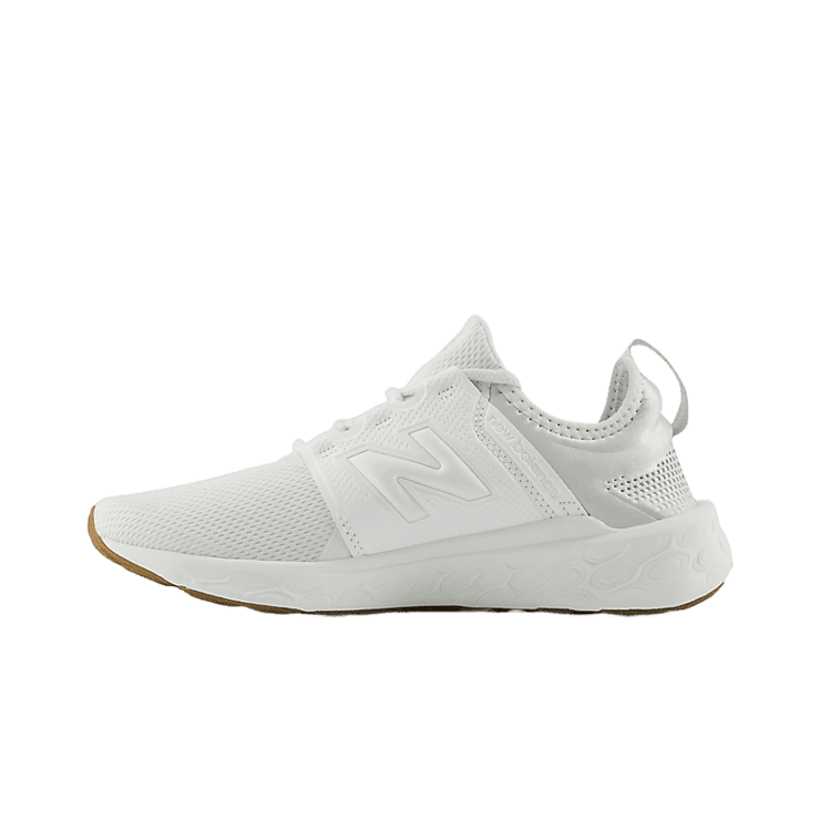 New Balance Fresh Foam X Cruz v3 White Beige (W) Angle 0