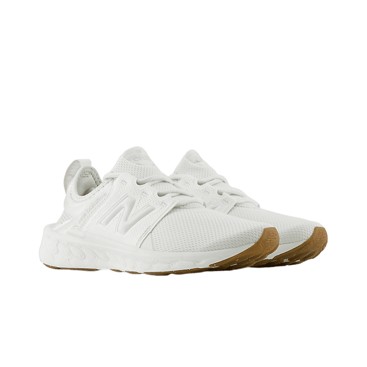 New Balance Fresh Foam X Cruz v3 White Beige (W) Angle 2