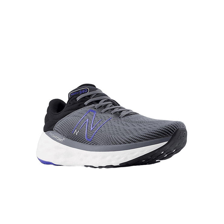 New Balance Fresh Foam X 840v1 Grey Blue Black Angle 2