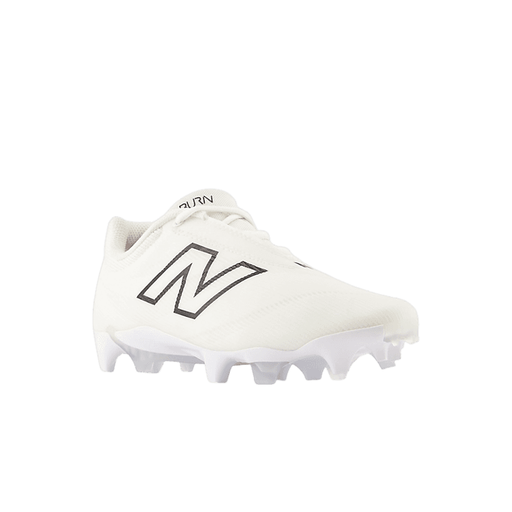 New Balance BurnX4 Lacrosse White Black (W) Angle 2