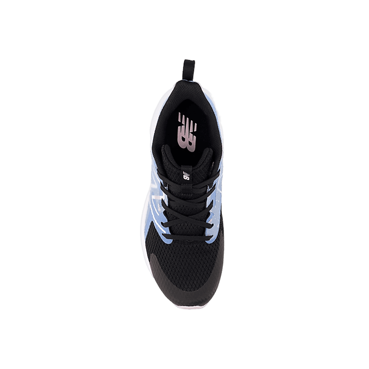 New Balance Rave Run v2 Black Blue Pink (GS) Angle 1