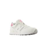New Balance 574 White Pink (GS) Angle 2
