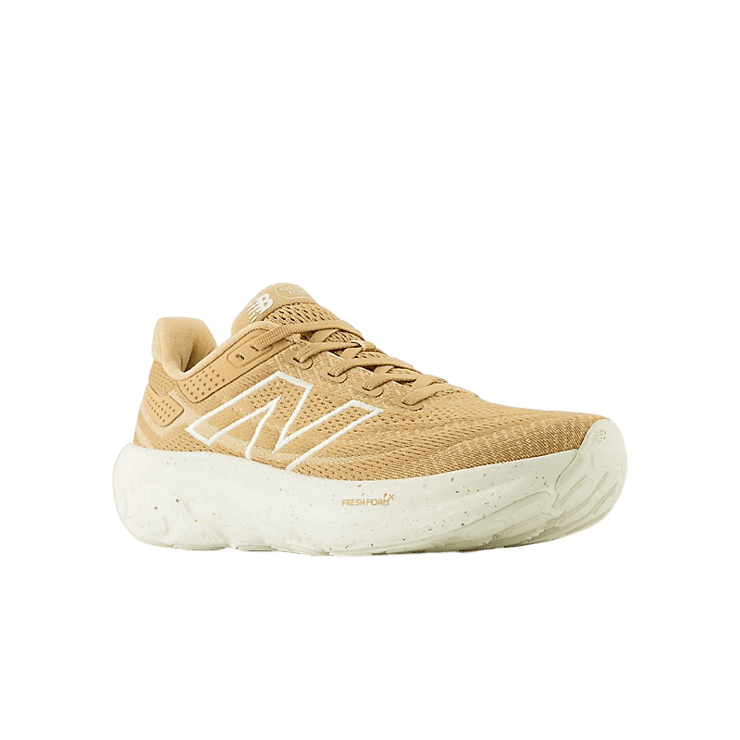 New Balance Fresh Foam X 1080v13 Brown White Beige (W) Angle 2