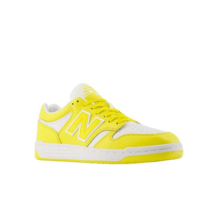 New Balance 480 Yellow White Angle 2