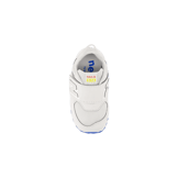 New Balance 574 NEW B Hook & Loop Grey Yellow (GS) Angle 1
