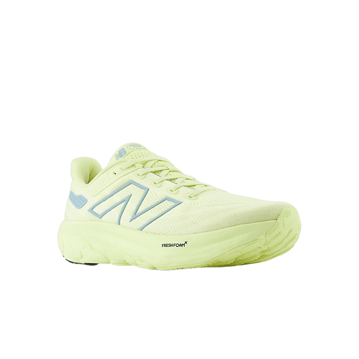 New Balance Fresh Foam X 1080v13 Yellow Blue Grey Angle 2