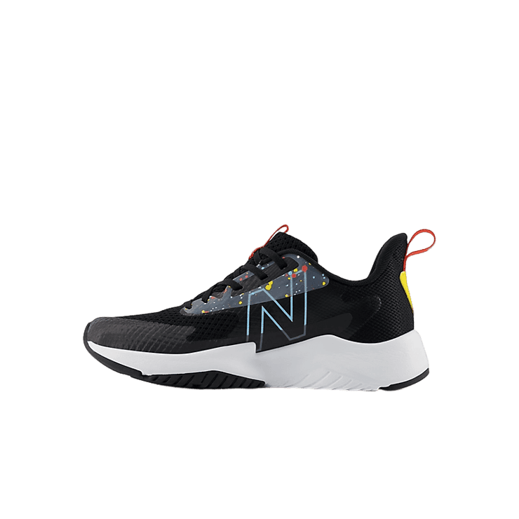 New Balance Rave Run v2 Black Red Blue (GS) Angle 0