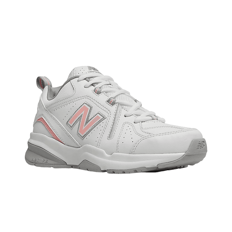 New Balance WX608V5 White Pink (W) Angle 2