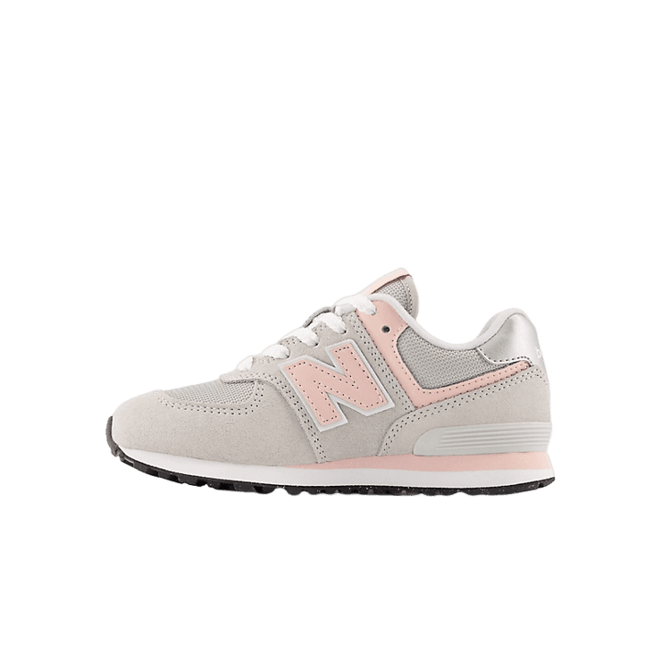 New Balance 574 Core Grey Pink (GS) Angle 0