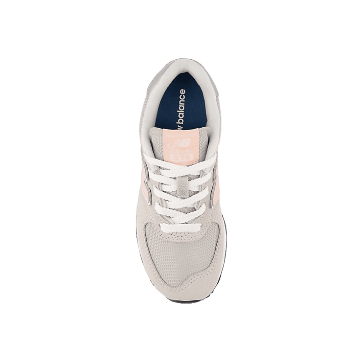 New Balance 574 Core Grey Pink (GS) Angle 1