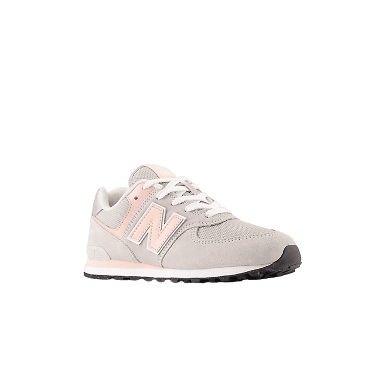 New Balance 574 Core Grey Pink (GS) Angle 2