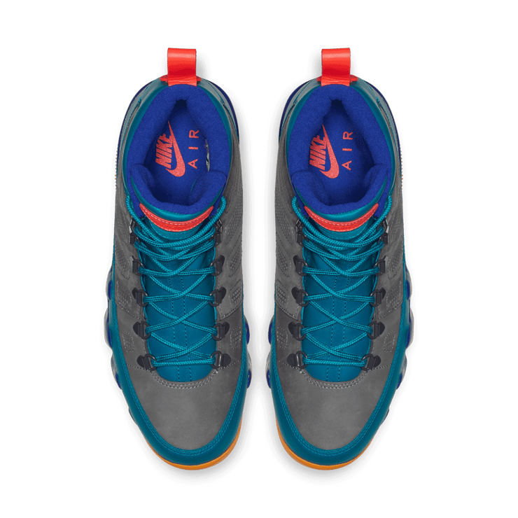 Jordan 9 Retro Boot Green Abyss Angle 1