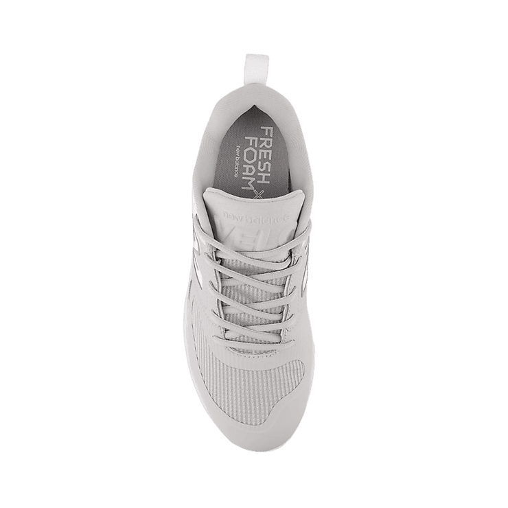 New Balance Fresh Foam X Velo v3 Metal Softball Grey White (W) Angle 1