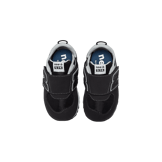New Balance 574 NEW B Hook & Loop Black Grey (GS) Angle 1