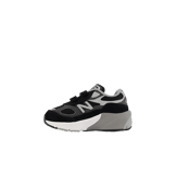 New Balance 990v6 Hook and Loop Black Grey (GS) Angle 0