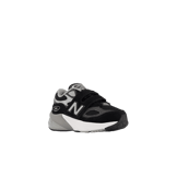New Balance 990v6 Hook and Loop Black Grey (GS) Angle 2