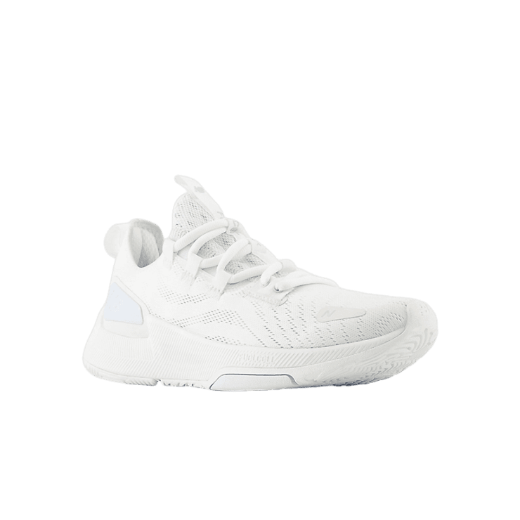 New Balance FuelCell Trainer v2 White Blue (W) Angle 2