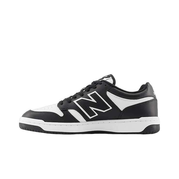 New Balance 480 White Black Angle 0